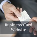 Business Card Website