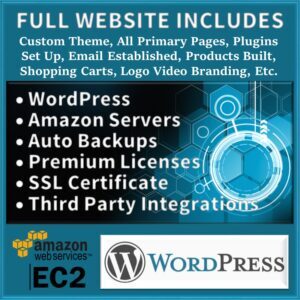 Website WordPress on Amazon Server Logo Tech Savvy Systems Anthony R Locke